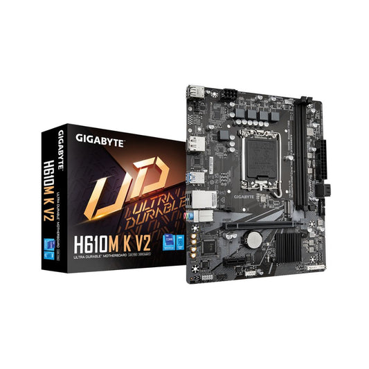 Tarjeta Madre Gigabyte H610M K V2 | Micro-ATX | LGA1700 | DDR5 128GB | HDMI/DP