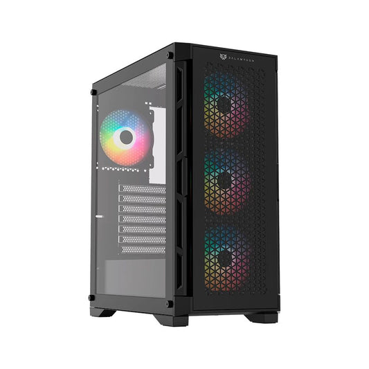 Gabinete Balam Rush Carbono Twin Mate 5000 Negro | Midi Tower | ATX/Micro-ATX/Mini-ITX | USB 2.0/3.0 | Sin Fuente | 4 Ventiladores