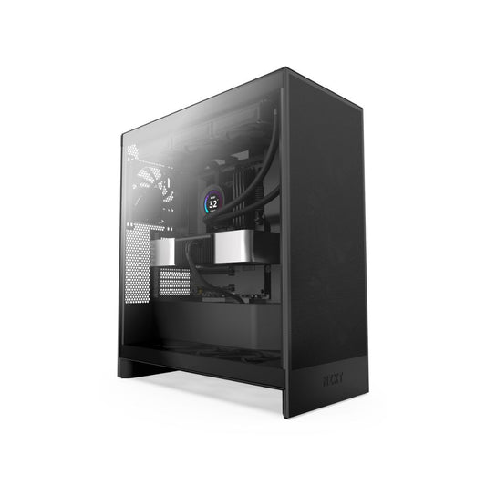 Gabinete NZXT H7 Flow 2024 Negro | Midi Tower | ATX/EATX/Micro-ATX/Mini-ITX | USB 3.0 | Sin Fuente | 3 Ventiladores