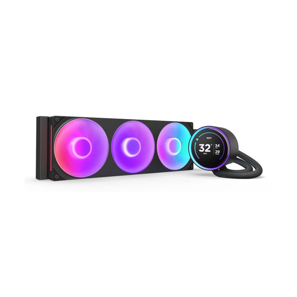 Enfriamiento Líquido para CPU NZXT Kraken Elite 360 RGB V2, 3x 120mm, hasta 2400RPM, Negro