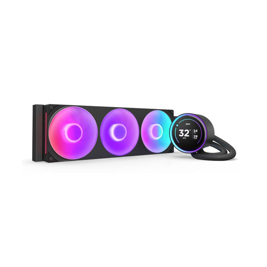 Enfriamiento Líquido para CPU NZXT Kraken Elite 360 RGB V2, 3x 120mm, hasta 2400RPM, Negro