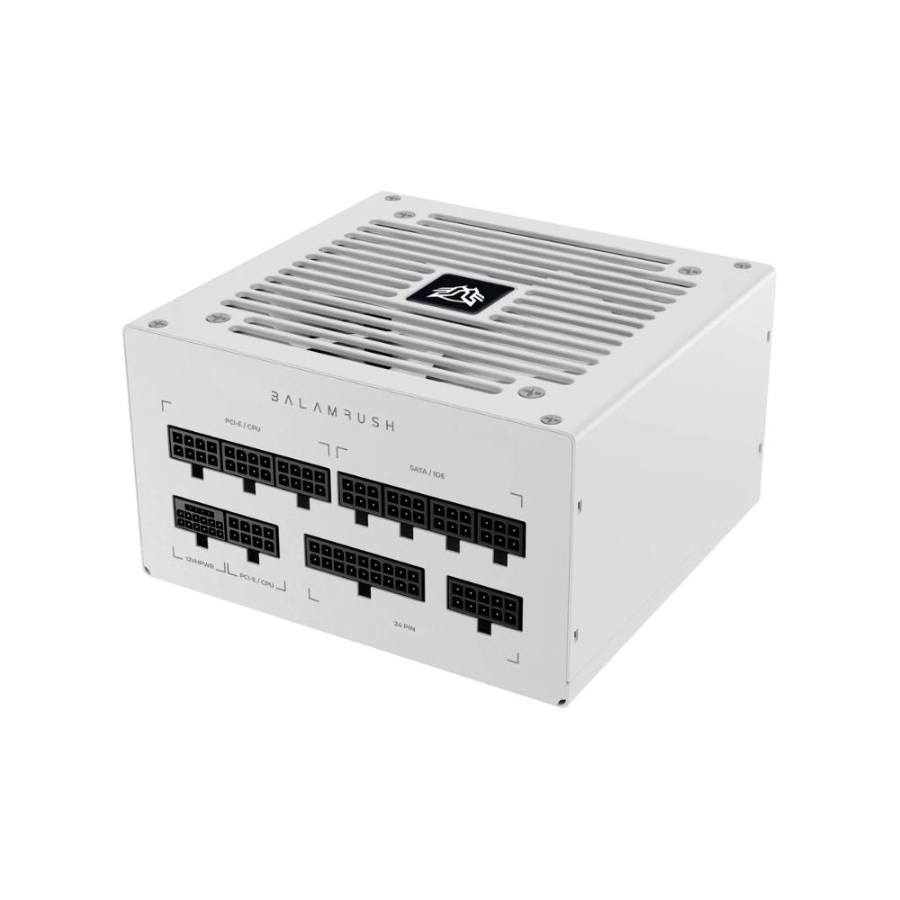 Fuente de Poder Balam Rush Magnetar 1250MR, 1250W, 80 PLUS Platinum, Modular, ATX 24-pin, Ventilador 120mm, Blanco