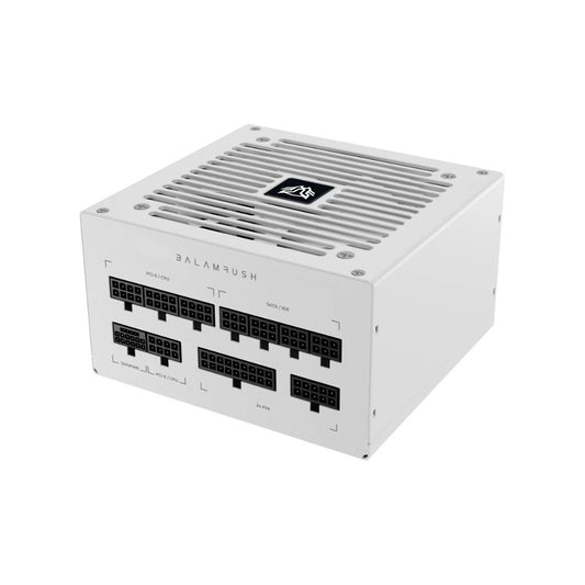 Fuente de Poder Balam Rush Magnetar 1250MR, 1250W, 80 PLUS Platinum, Modular, ATX 24-pin, Ventilador 120mm, Blanco