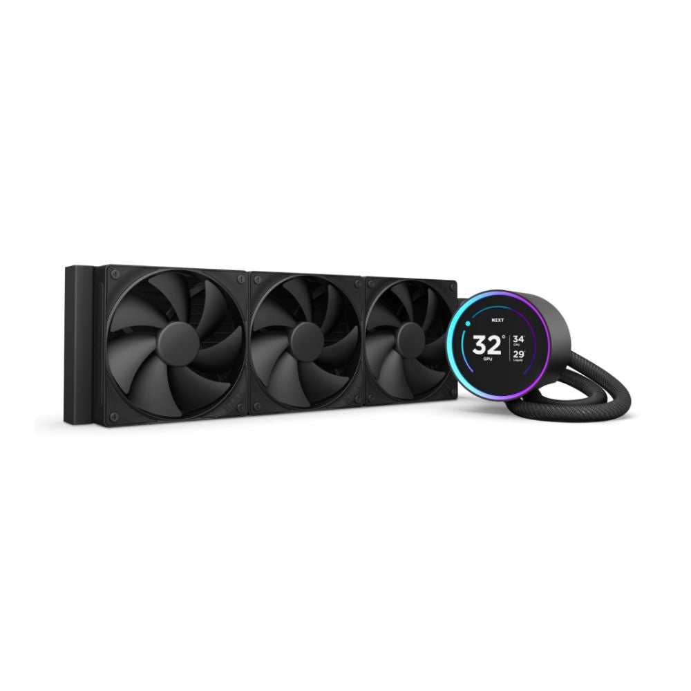 Enfriamiento Líquido NZXT Elite 360 V2 | 360mm | 3x120mm | 2000RPM | Negro