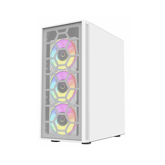 Gabinete Balam Rush DragonFly II Mesh GM740, Mini-Tower, ATX/Micro-ATX/Mini-ITX, USB 2.0/3.0, sin Fuente, 4 Ventiladores Instalados, Blanco