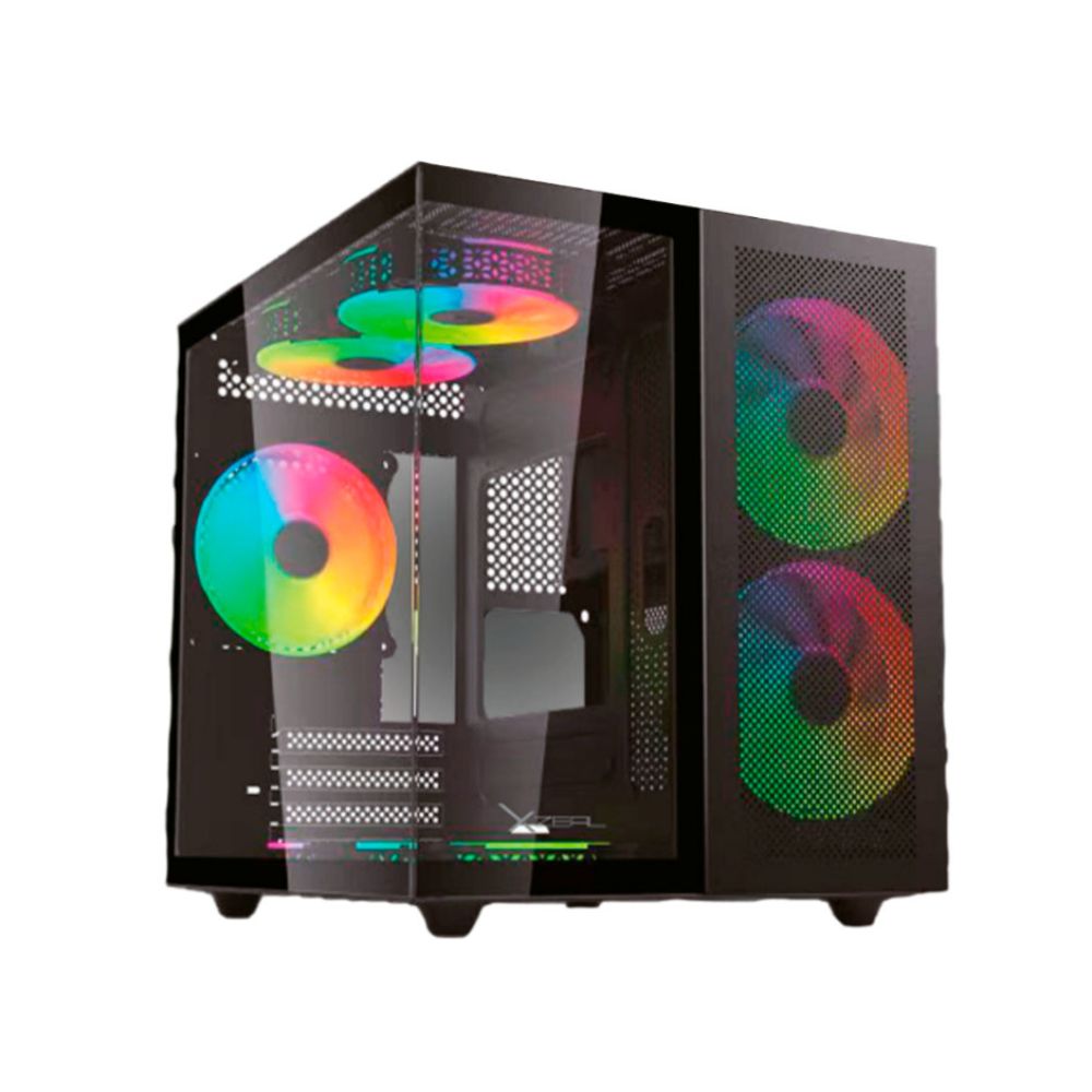 Gabinete Xzeal CXi1 Negro | Mini-Tower | Micro-ATX Mini-ITX | 3 Ventiladores