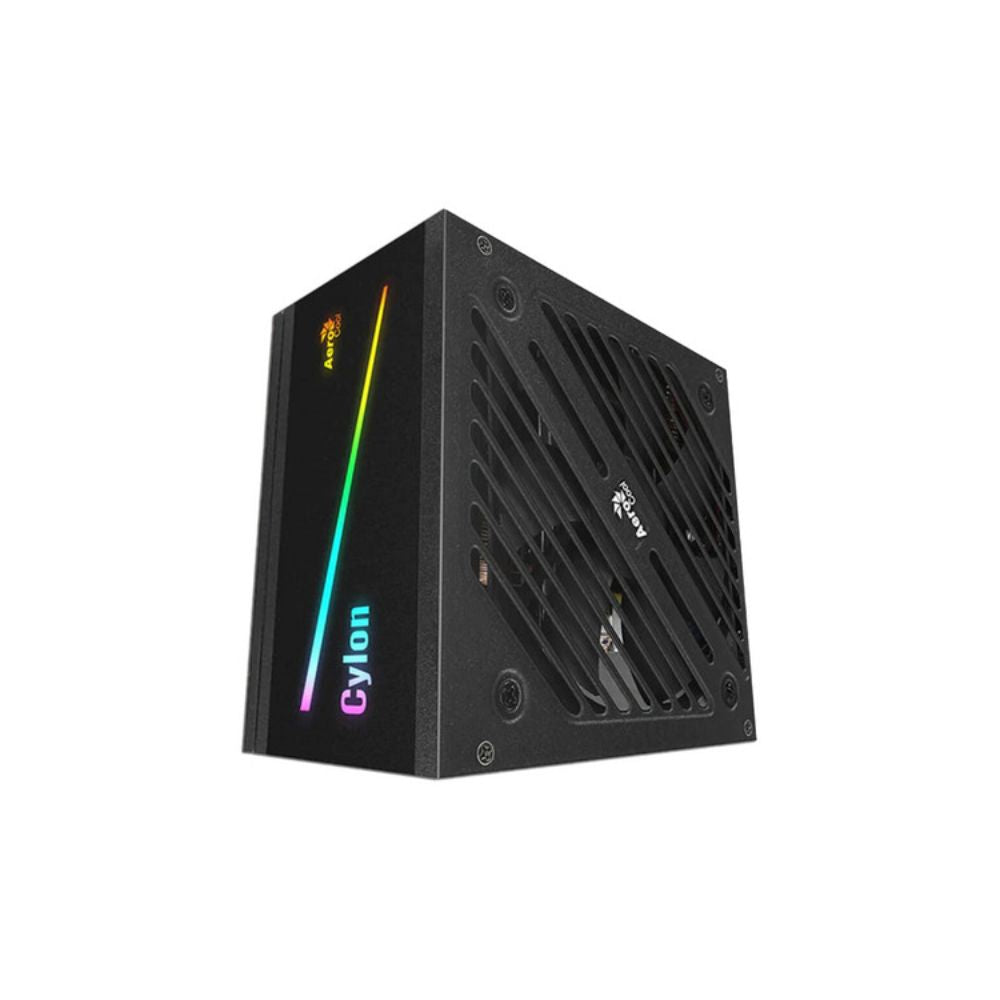 Fuente de Poder AeroCool Cylon RGB | 700W | 80 Plus Bronze | ATX | Negro