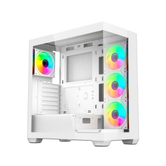 Gabinete Xzeal YRDEN XZ-140 Blanco | Midi-Tower | ATX Micro-ATX Mini-ITX | 4 Ventiladores