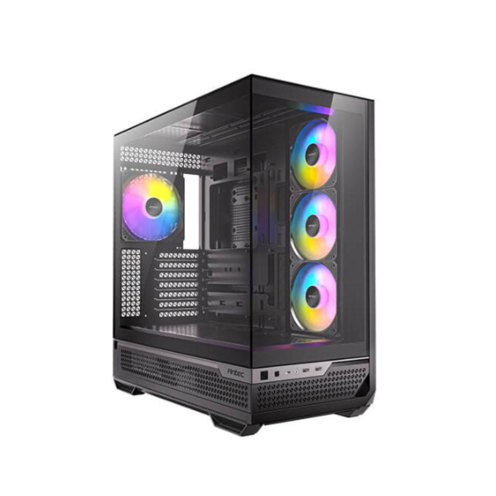 Gabinete Antec C7 ARGB, Midi-Tower, ATX/EATX/Micro-ATX/Mini-ITX, USB 3.0, sin Fuente, 4 Ventiladores Instalados, Negro