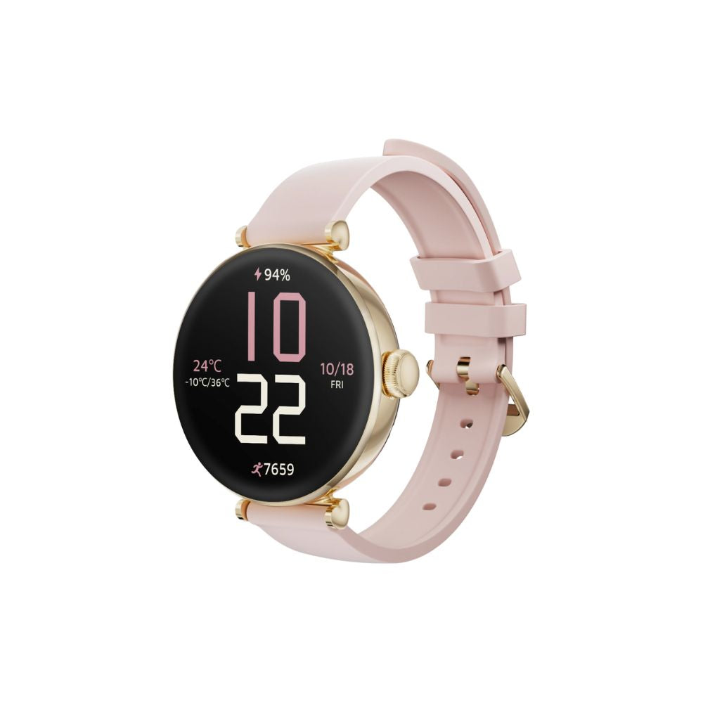 Smartwatch Kieslect Pura Rosa | Ultra Delgado | AMOLED 1.19" | Llamadas Bluetooth | Salud Femenina