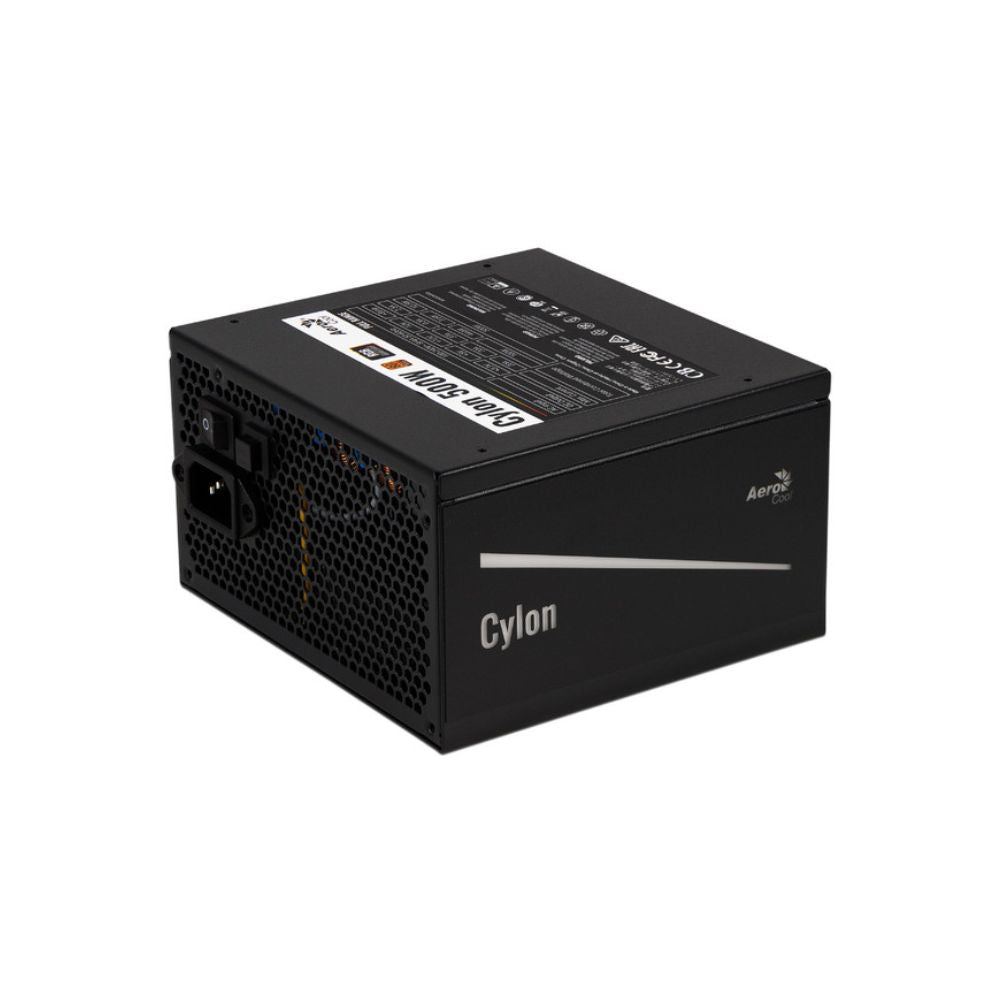 Fuente de Poder AeroCool Cylon RGB | 500W | 80 Plus Bronze | ATX | Negro