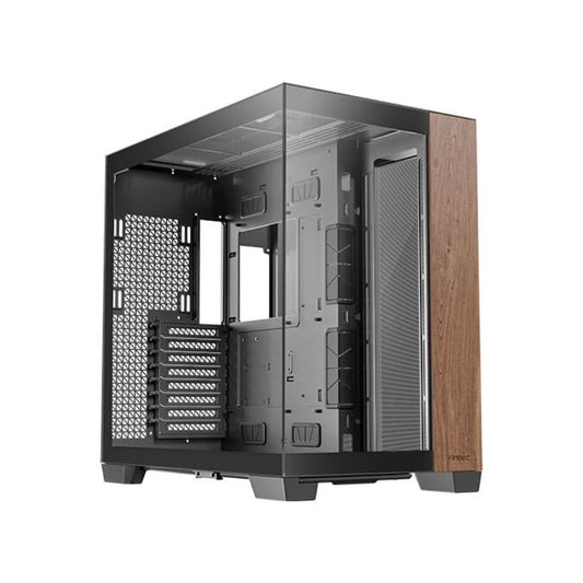 Gabinete Antec C8 WOOD, Full Tower, ATX/EATX/Micro-ATX/Mini-ITX, USB 3.0, sin Fuente, sin Ventiladores Instalados, Negro