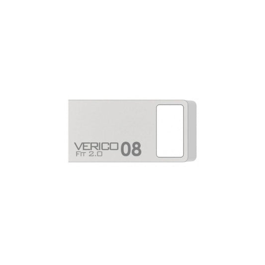 Memoria USB Verico Fit VR23 8GB Plata | USB-A 2.0 | Compacta