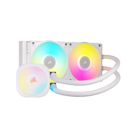 Enfriamiento Líquido para CPU Corsair CW-9061020-WW iCUE LINK TITAN RX RGB, 240mm, Blanco