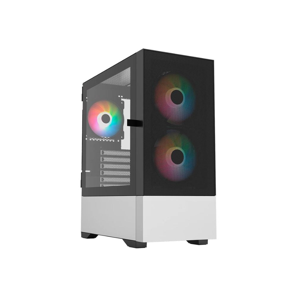 Gabinete Balam Rush Nitrox Aircool 5500ABW, Midi-Tower, Micro-ATX/Mini-ITX/ATX, USB 2.0/3.0, sin Fuente, 3 Ventiladores ARGB Instalados, Negro