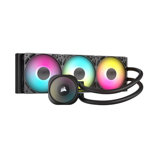 Enfriamiento Líquido para CPU Corsair CW-9060093-WW Nautilus 360 RS ARGB, 360mm, 3 Ventiladores, Negro