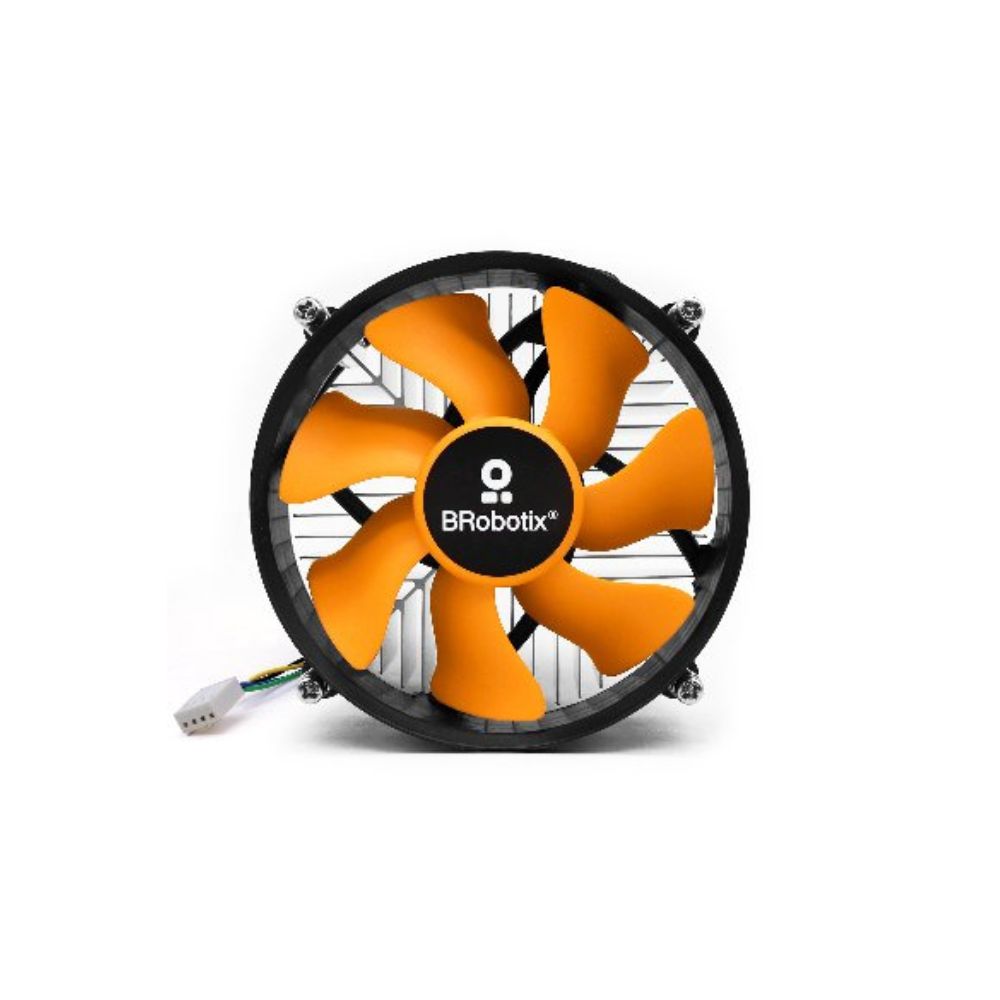 Disipador CPU BRobotix 963005 | 90mm | 2200RPM | Negro