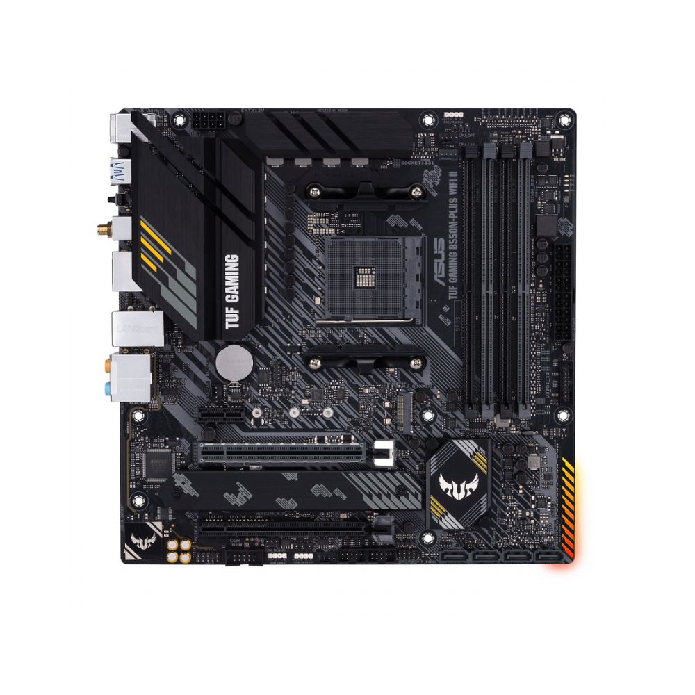 Tarjeta Madre ASUS TUF GAMING B550M-PLUS WIFI II | Micro-ATX | AM4 | B550 | HDMI | WiFi 6
