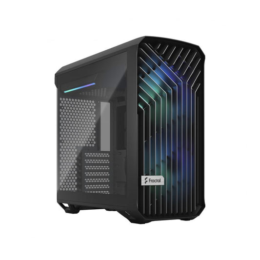Gabinete Fractal Design Torrent Compact Negro | Full Tower | ATX/EATX/Micro-ATX/Mini-ITX/SSI-CEB | USB 3.0 | Sin Fuente | 2 Ventiladores