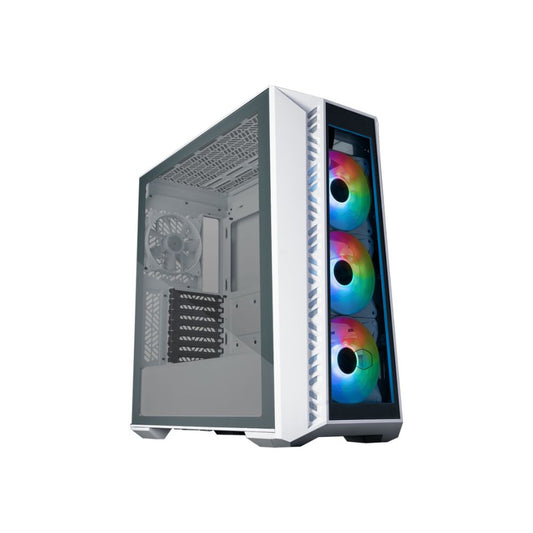 Gabinete Cooler Master MasterBox MB520 ARGB Blanco, Midi-Tower, ATX/EATX/Micro-ATX/Mini-ITX/SSI-CEB, USB 3.0, sin Fuente, 4 Ventiladores Instalados, Blanco