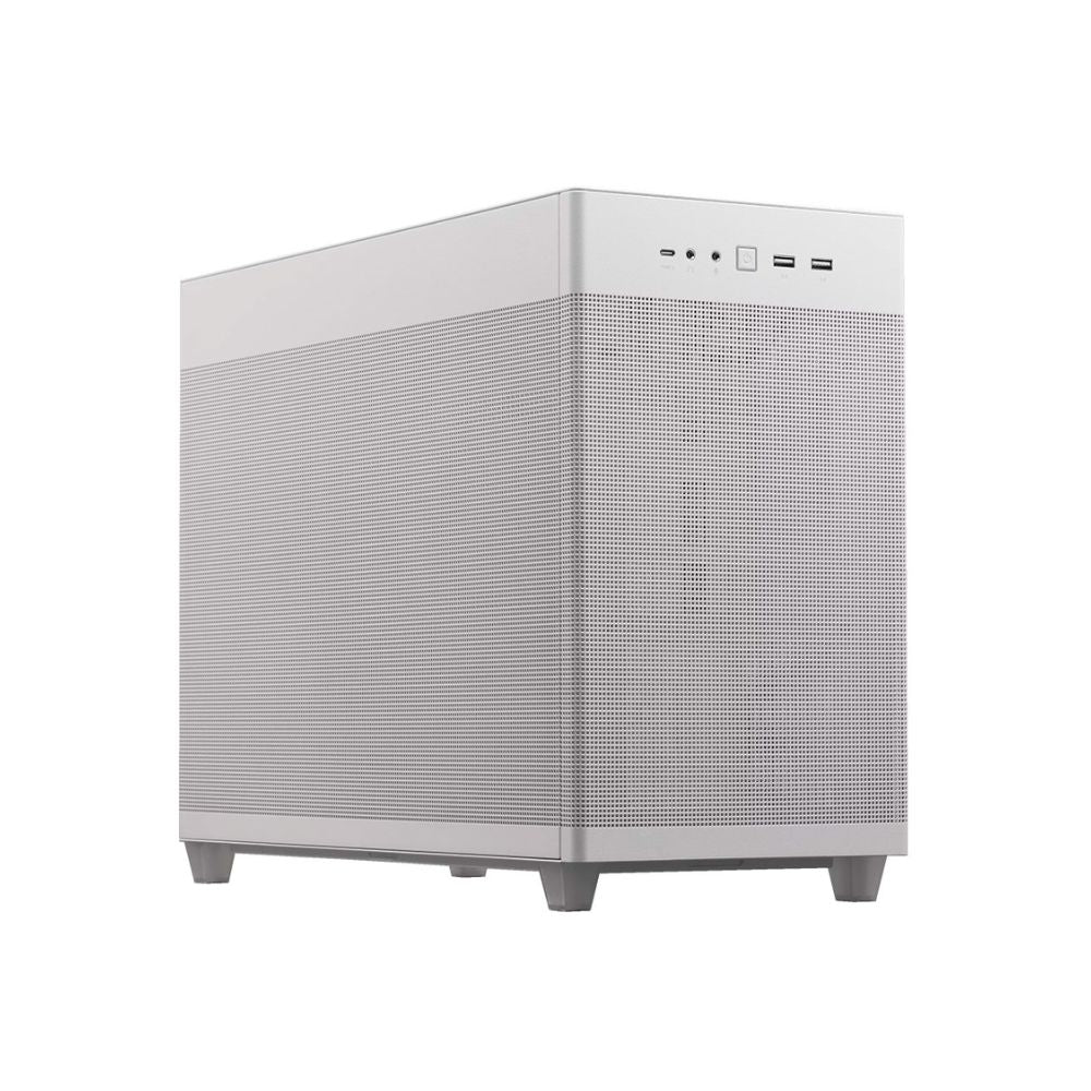 Gabinete ASUS Prime AP201 Blanco | Micro Tower | Micro-ATX/Mini-ITX | USB 3.0 | Sin Fuente