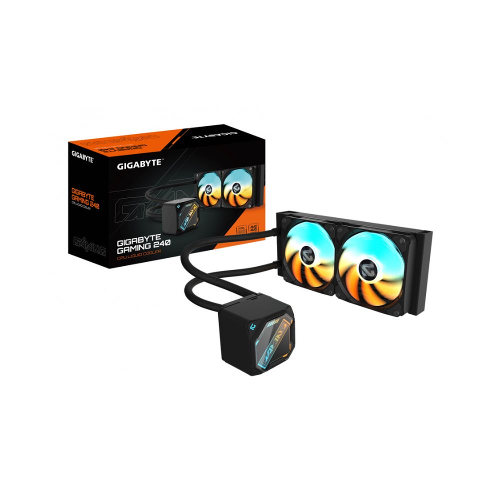 Enfriamiento Líquido Gigabyte GME 240 | 240mm | 2x120mm | 2200RPM | Negro