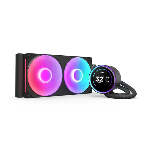 Enfriamiento Líquido para CPU NZXT Kraken Elite 280 RGB V2, 2x 140mm, hasta 2000RPM, Negro