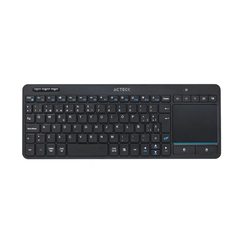 Teclado Acteck Inspire Smart TI707 | 60% | Inalámbrico | Bluetooth/RF | Español | Negro