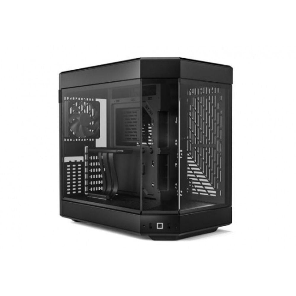 Gabinete HYTE Y60 con Ventana, Midi-Tower, ATX/EATX/ITX/micro-ATX, USB 3.0, sin Fuente, 3 Ventiladores Instalados, Negro