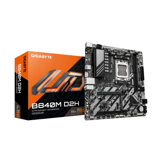 Tarjeta Madre Gigabyte B840M D2H | Micro-ATX | AM5 | DDR5 128GB | HDMI