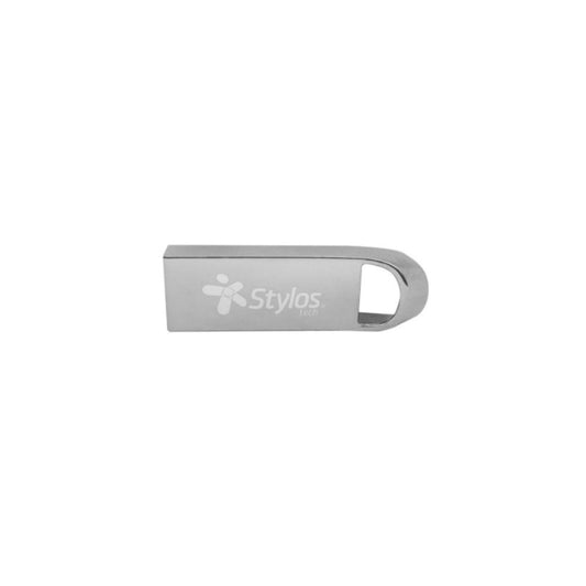 Memoria USB Stylos STMUS564B 64GB Plata | USB-A 2.0 | Alto Rendimiento