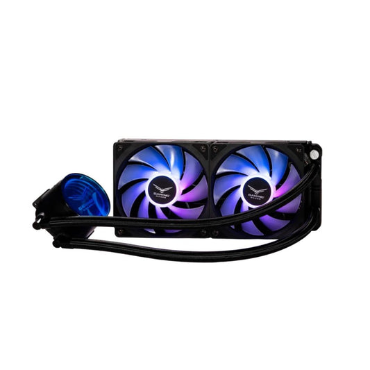 Ventilador para CPU NACEB NA-0651 ARTICO 240, Enfriamiento Líquido, 2 Fan ARGB, 240 mm, Negro