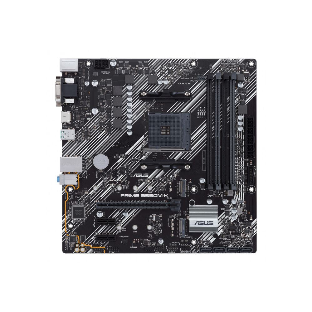 Tarjeta Madre ASUS PRIME B550M-K | Micro-ATX | AM4 | DDR4 128GB | HDMI