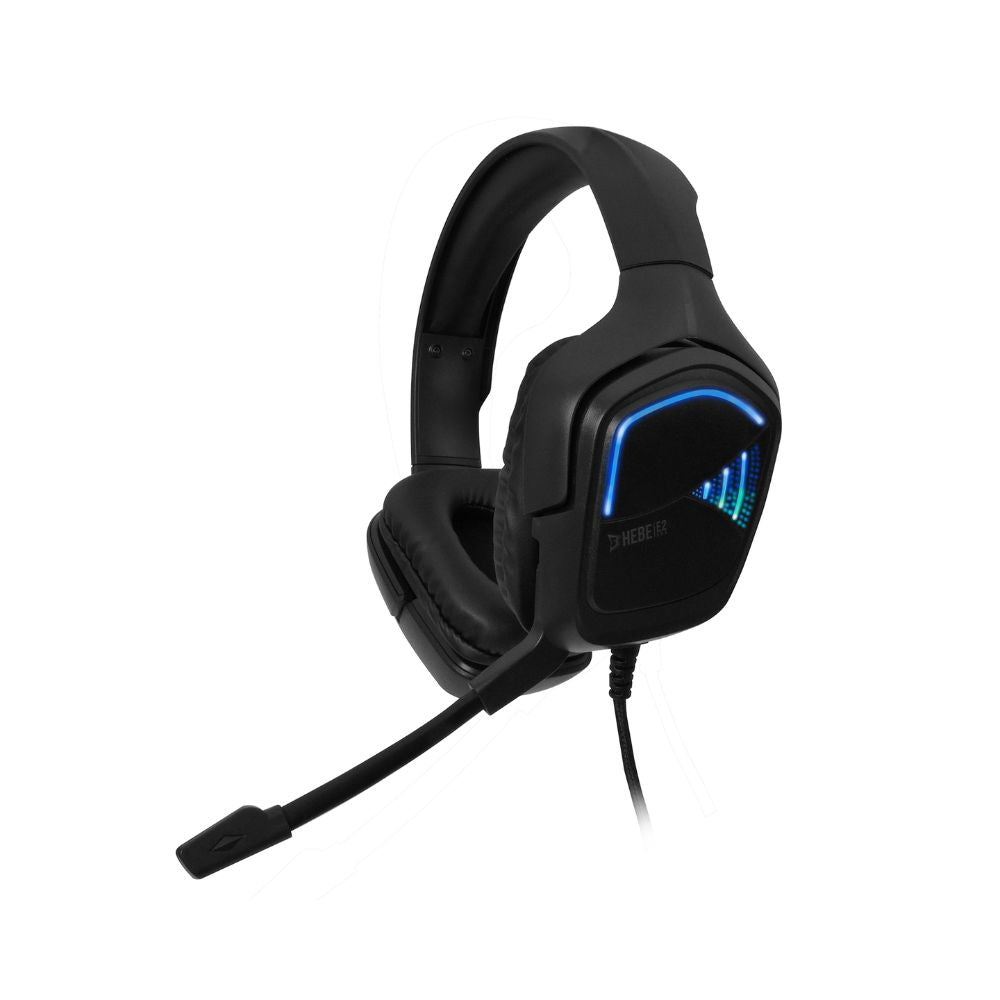 Audifonos Gamer Gamdias Hebe E2 RGB Negro | Diadema | 3.5 mm | 1.8 m | Micrófono
