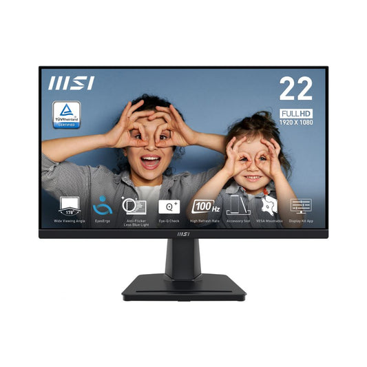 Monitor MSI PRO MP225V 21.45" | Full HD | 100Hz | 1ms | HDMI | Negro