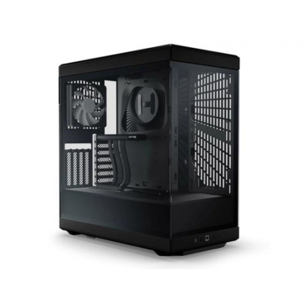 Gabinete Hyte Y40, Midi-Tower, ATX/Micro-ATX/Mini-ITX, USB 3.0, sin Fuente, 2 Ventiladores Instalados, Negro