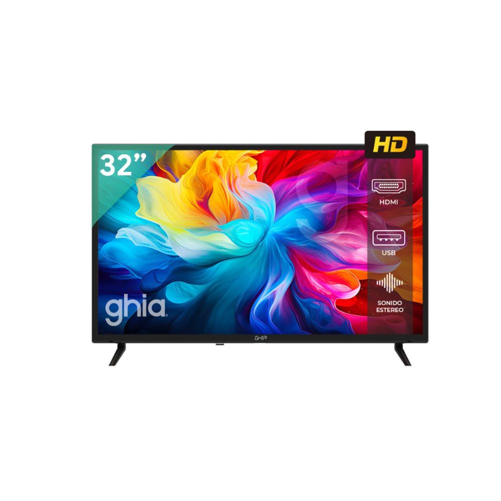 Ghia Smart TV LED G32BHD22 32", HD, Negro