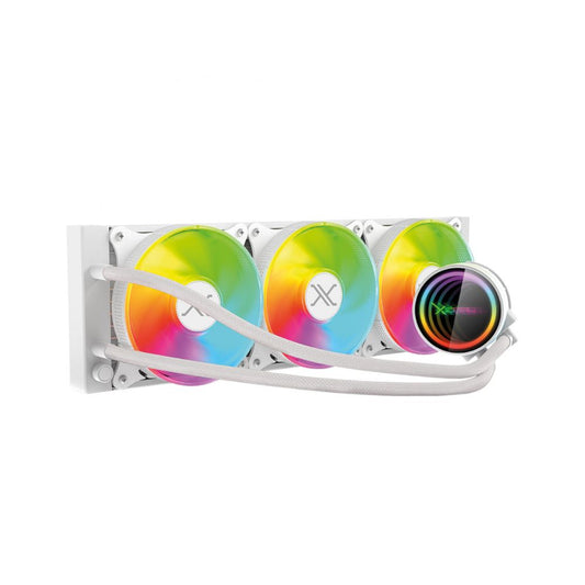 Enfriamiento Líquido para CPU Xzeal XZ411, 3x 120mm, hasta 2200RPM, Blanco