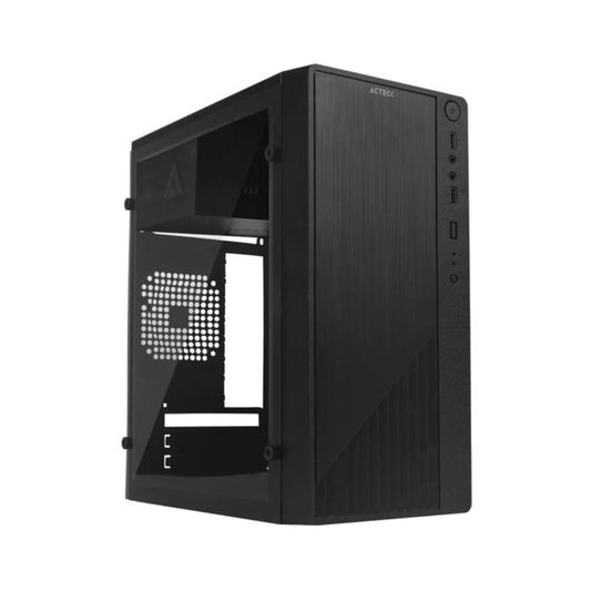Gabinete Acteck Kioto GC220 Negro | Micro-Tower | Micro-ATX Mini-ITX | Fuente 500W