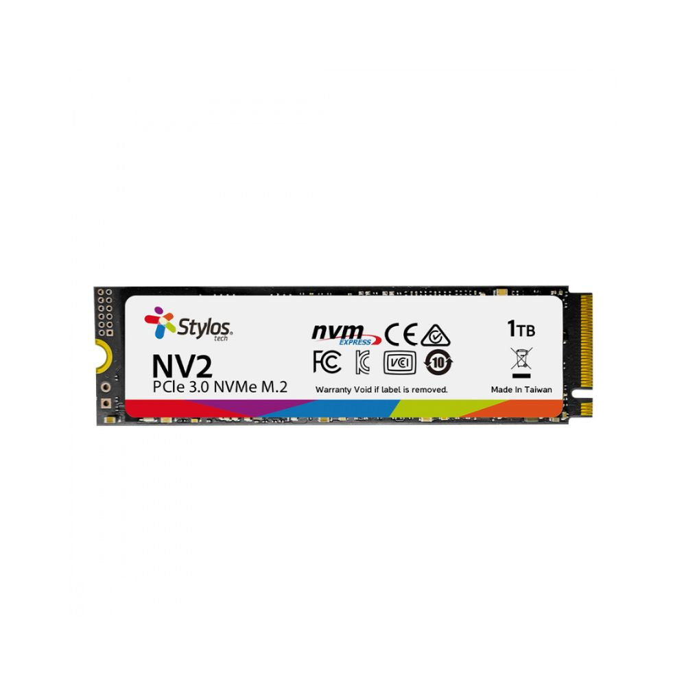 SSD Stylos STMSSDM22B 1TB | PCIe 3.0 NVMe | 3000MB/s Lectura | 2500MB/s Escritura | M.2 2280