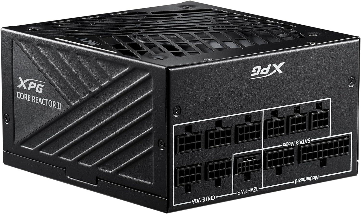 Fuente de Poder XPG CORE REACTOR II 80 PLUS Gold, 24-pin ATX, 120mm, 1000W