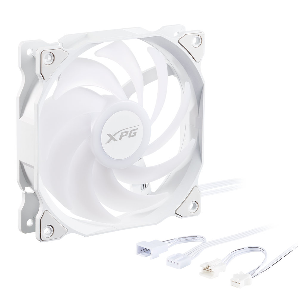 Ventilador para Gabinete - XPG VENTO 120 ARGB PWM | 120mm | Individual | Blanco