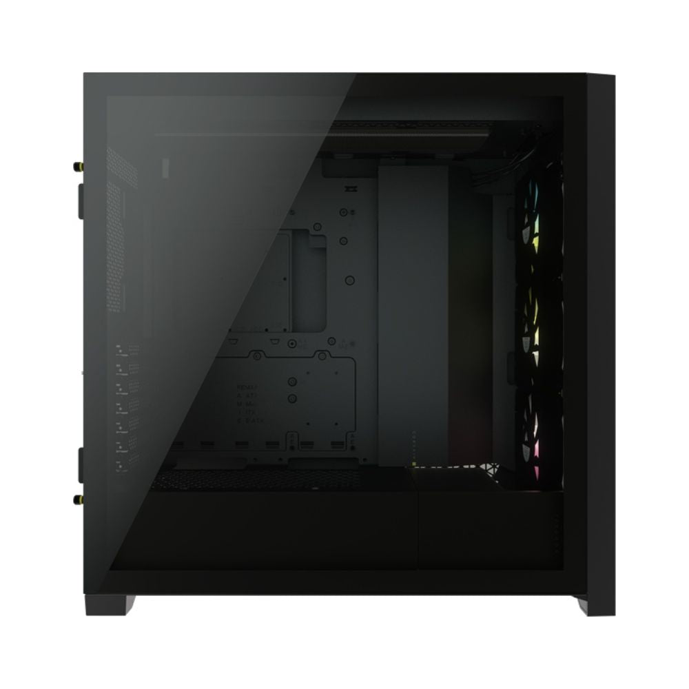 Gabinete Corsair iCUE 5000X con Ventana RGB Midi-Tower ATX/EATX/ITX USB 3.0 sin Fuente Negro