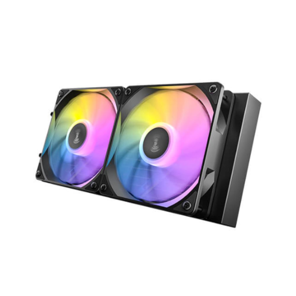 Ventilador para CPU ANTEC VORTEX LUM 240 ARGB, Enfriamiento Líquido, 2 Fan ARGB, 240 mm, 1800 RPM, Negro