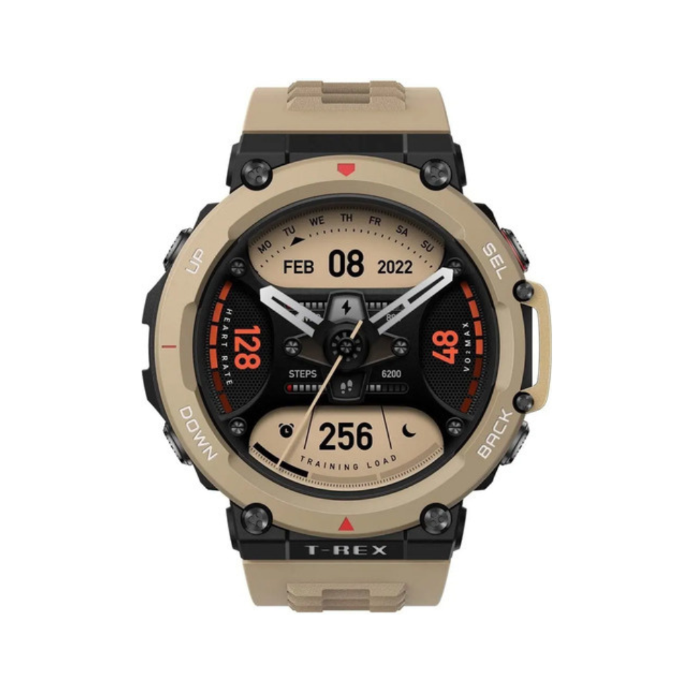 Smartwatch Amazfit T-Rex 2 Beige | Rugerizado | AMOLED 1.39" | GPS Multibanda | 10 ATM