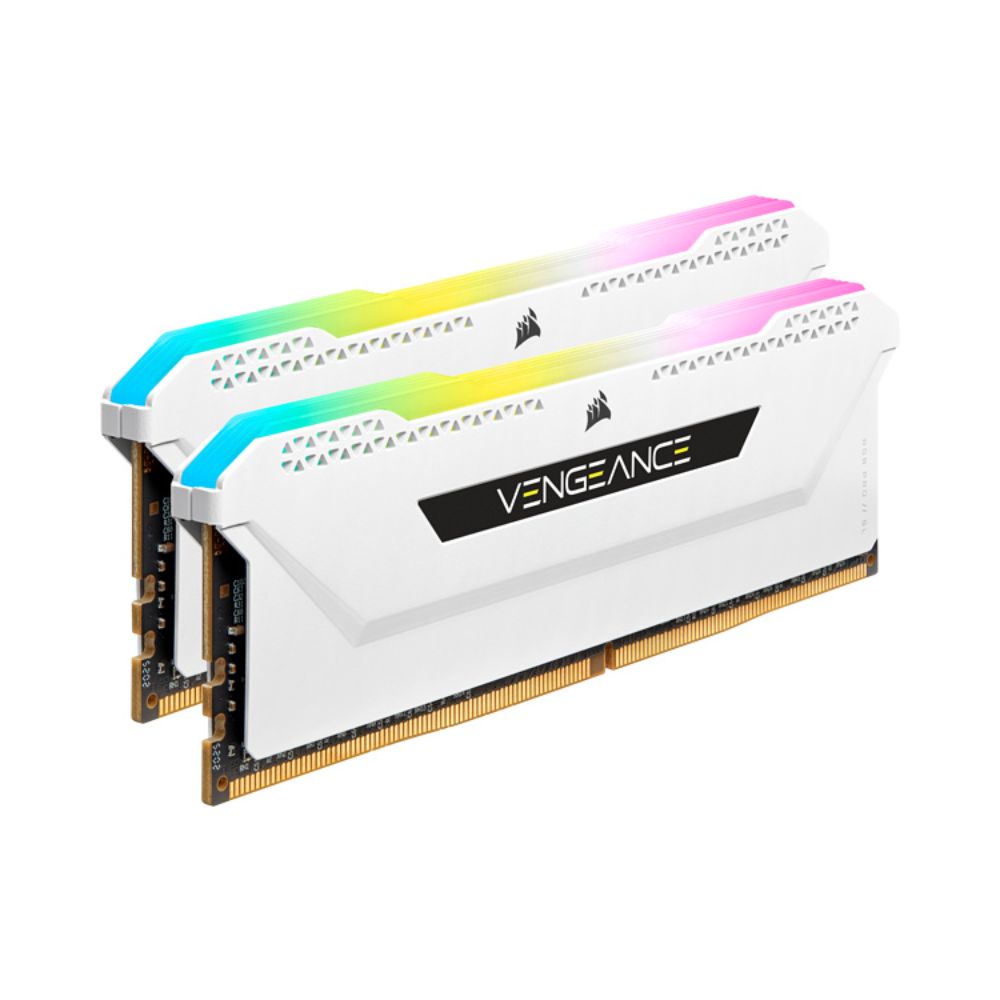 Kit Memoria RAM Corsair Vengeance RGB PRO SL 16GB KIT 8+8 | DDR4 | 3600MHz | CL18 | DIMM | Blanco