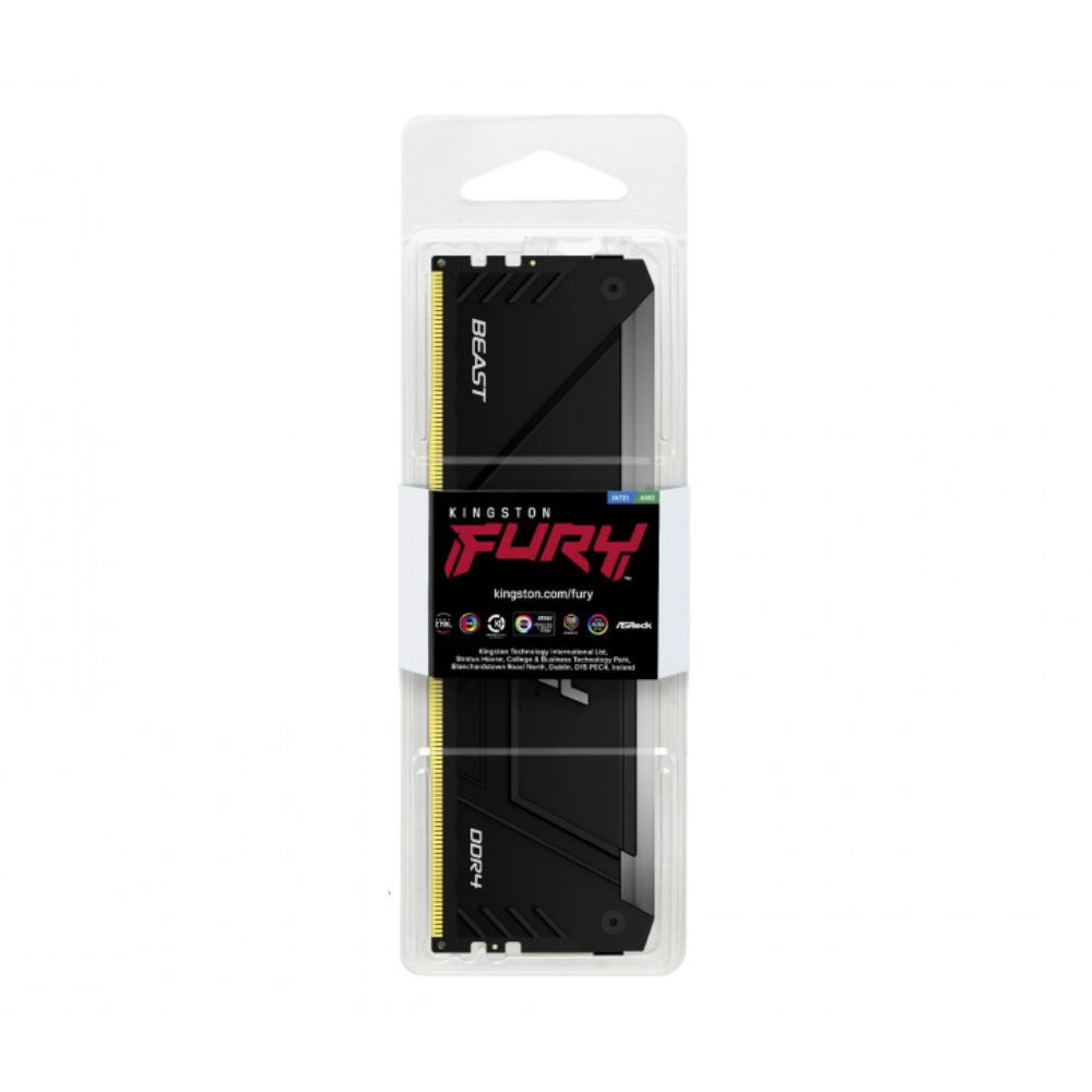 Memoria RAM Kingston FURY Beast RGB DDR4 8GB 3200MHz CL16 XMP