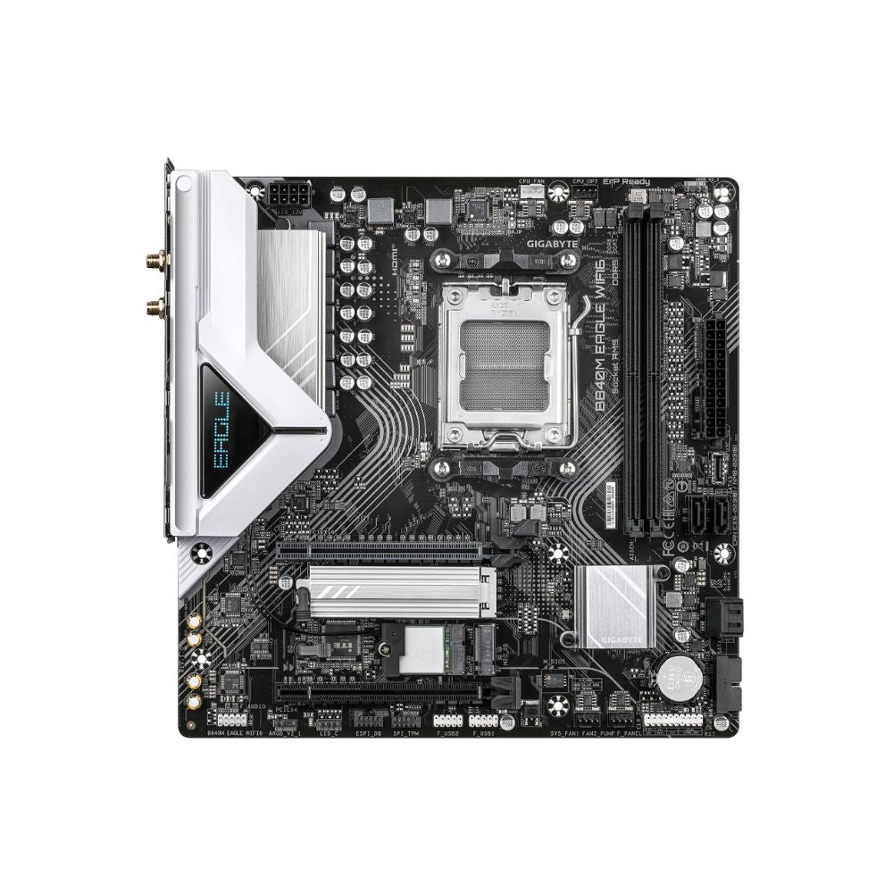 Tarjeta Madre Gigabyte B840M EAGLE WIFI6 | Micro-ATX | AM5 | DDR5 128GB | HDMI/DP