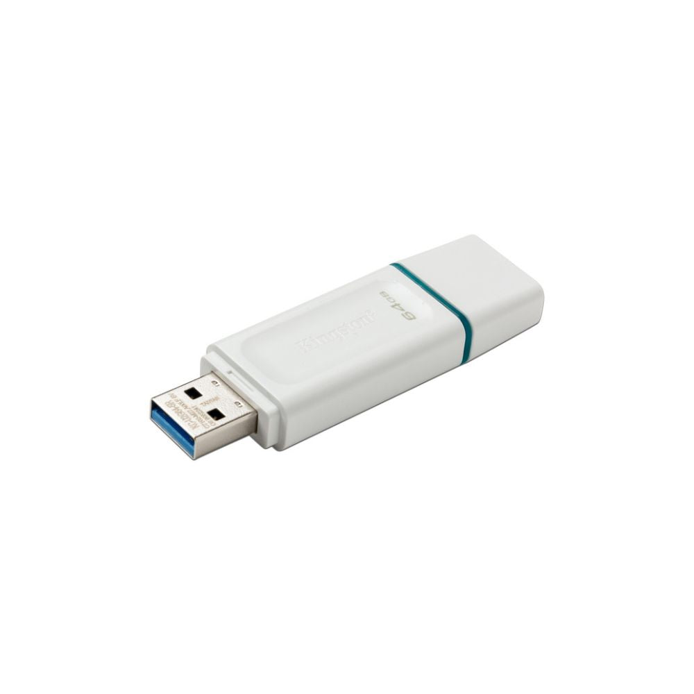 Memoria USB Kingston DataTraveler Exodia 64GB Blanco | USB-A 3.0 | Alto Rendimiento