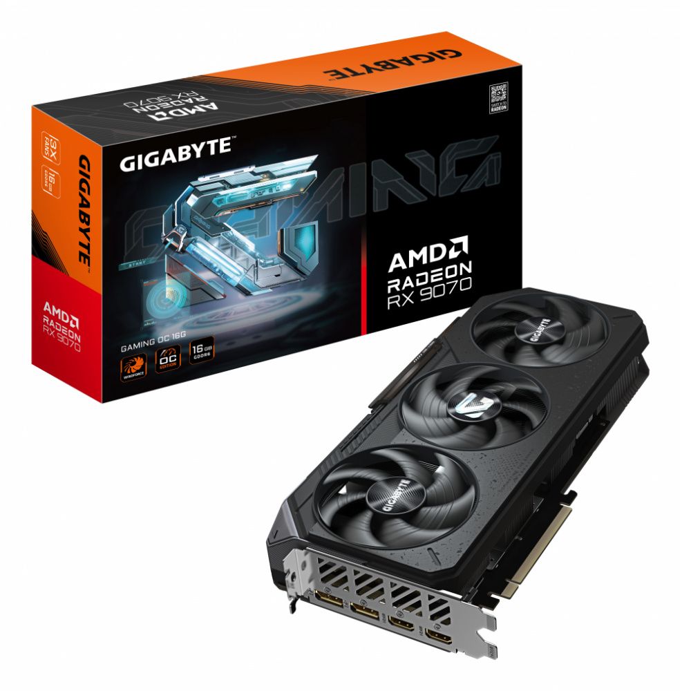 Tarjeta de Video Gigabyte AMD Radeon RX 9070 XT GAMING OC, 16GB 256-bit GDDR6, PCI Express 5.0